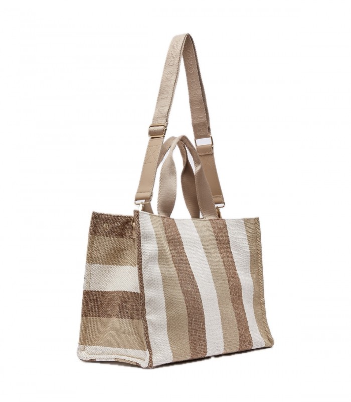 Tote bag grande a righe Donna Liu Jo