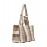 Tote bag grande a righe Donna Liu Jo