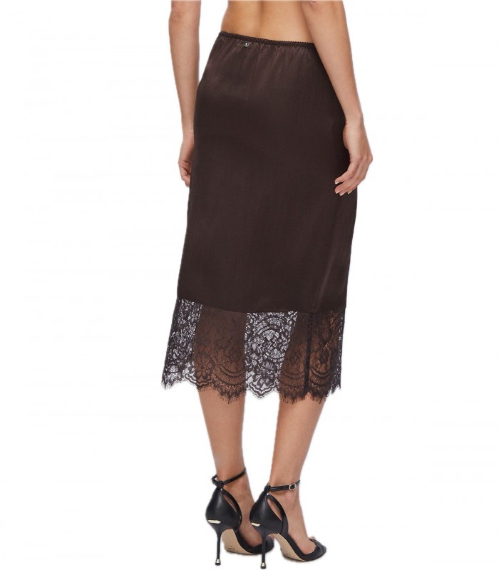 Gonna longuette in raso Donna Liu Jo