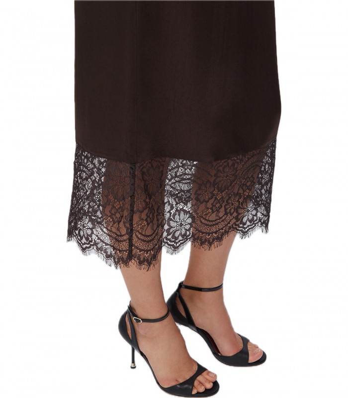 Gonna longuette in raso Donna Liu Jo