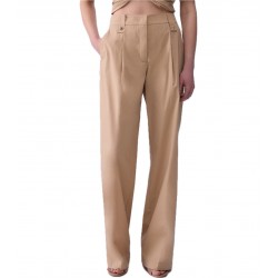 Pantaloni straight in popeline Donna Liu Jo