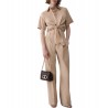 Pantaloni straight in popeline Donna Liu Jo