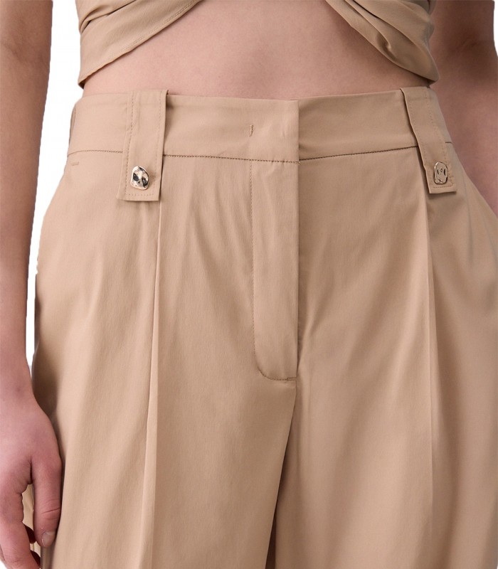 Pantaloni straight in popeline Donna Liu Jo