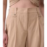 Pantaloni straight in popeline Donna Liu Jo
