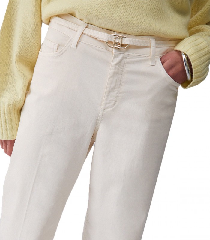 Pantaloni flare con cintura Donna Liu Jo