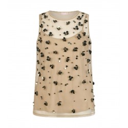 Top in tulle ricamato Donna Liu Jo