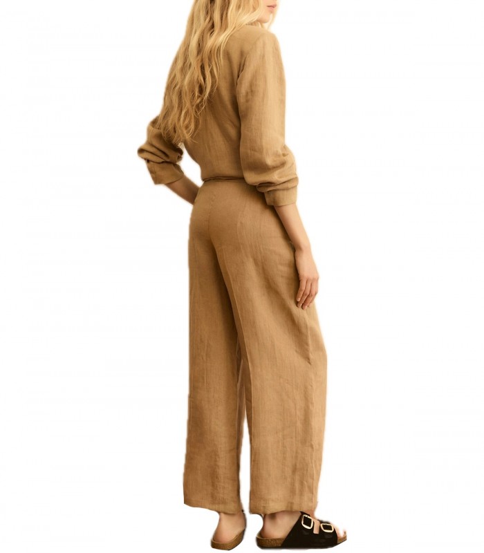 Pantaloni dritti in lino Donna Emme Marella