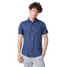 Camicia Uomo Gas in Lino Dab 8 Colori Bianco e Blu - 140227101021