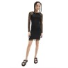 Abito Donna Calvin Klein in rete a doppio strato