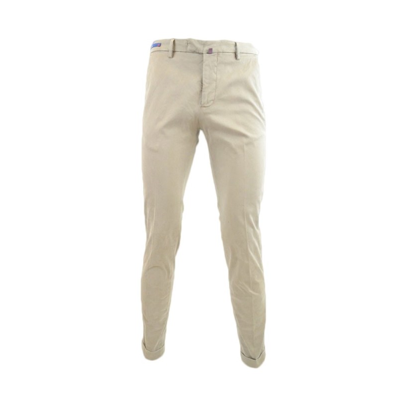 Pantaloni Uomo Baronio Blu e Tortora - W1760-PRIME