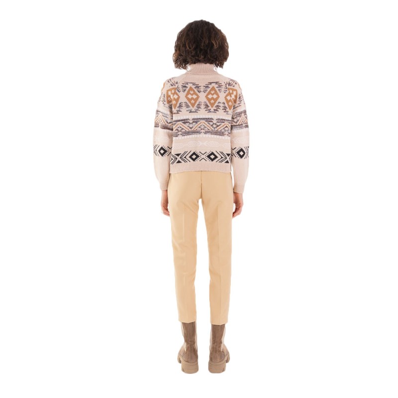 Pantalone vita alta Donna Kontatto