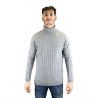Maglione a collo alto a trecce Uomo Ellemme