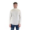 Maglione a collo alto a trecce Uomo Ellemme