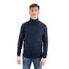 Maglione a collo alto a trecce Uomo Ellemme