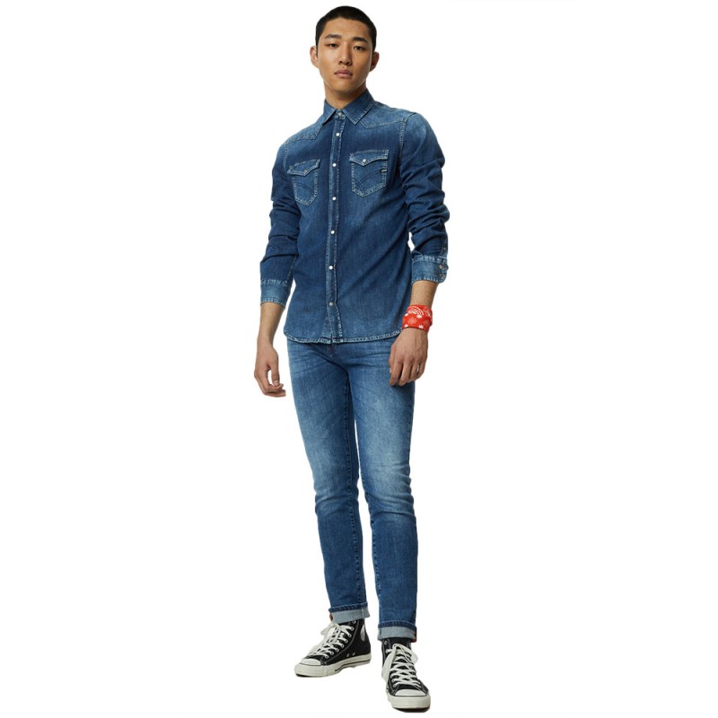 Jeans Uomo Gas Sax Zip WT10